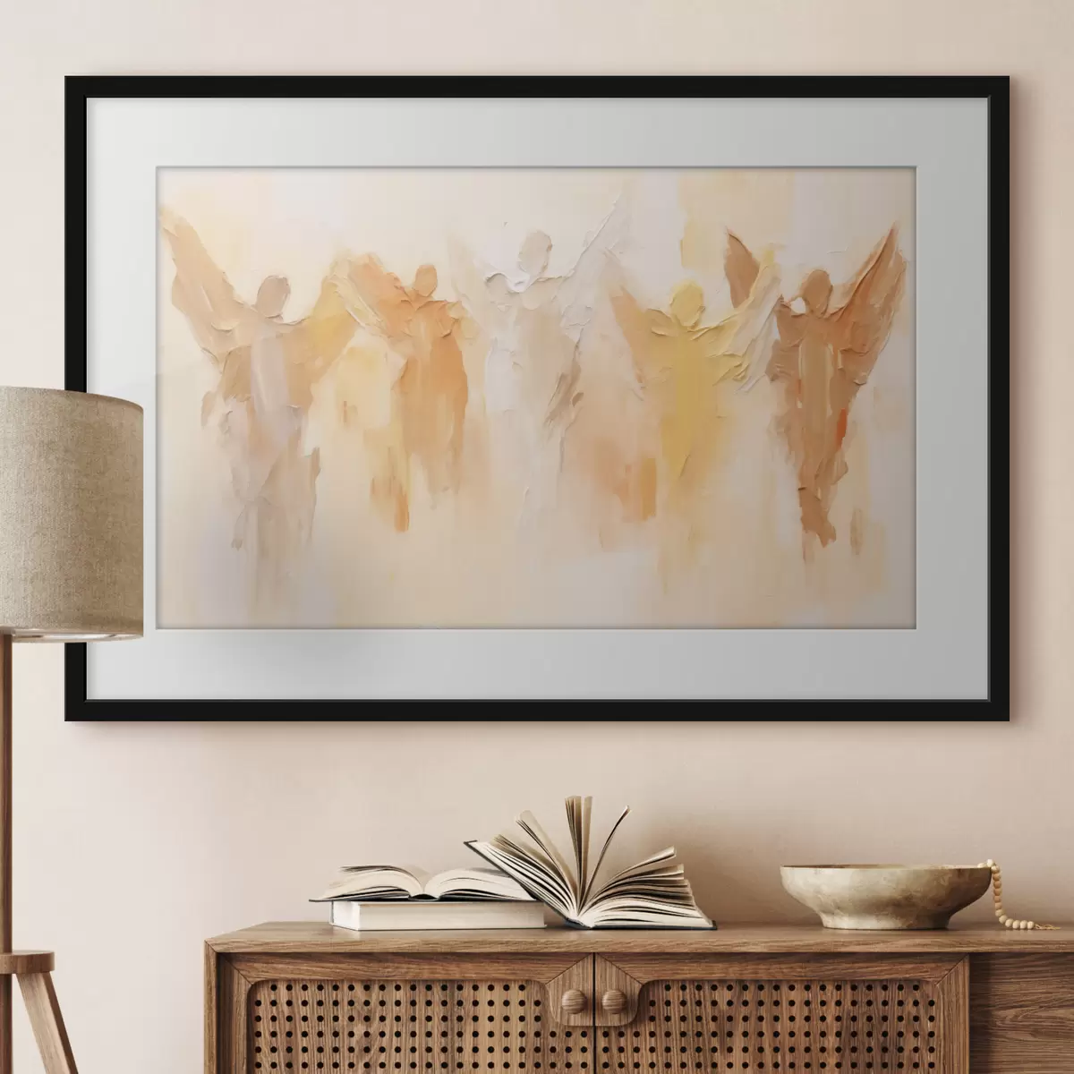 Poster Engel abstrakt f44595