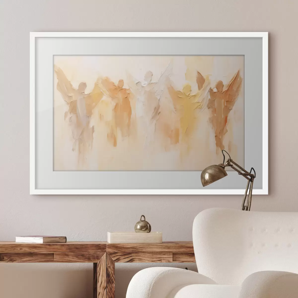 Poster Engel abstrakt f44595