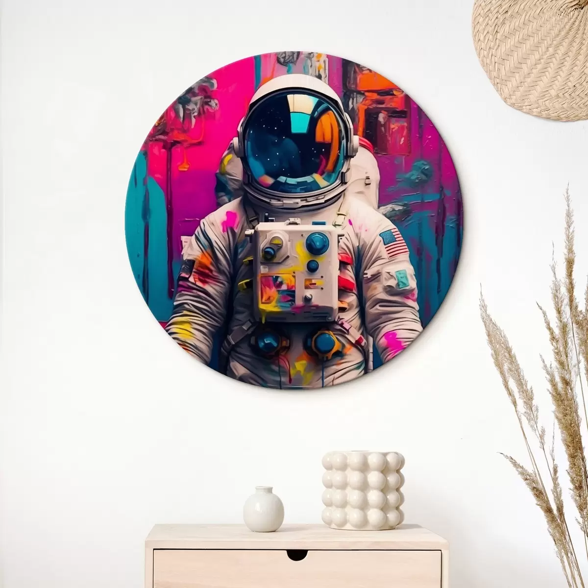 Runde Wandbilder Astronaut r44632