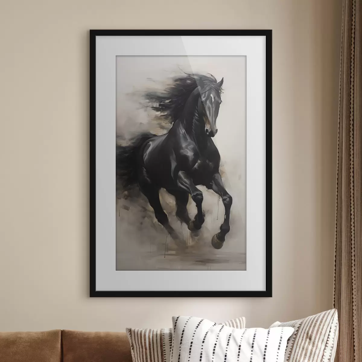 Poster Pferd in Bewegung f44661