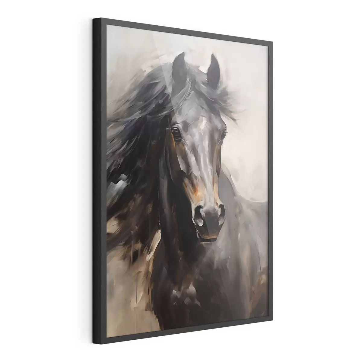 Poster Schwarzes Pferd f44662