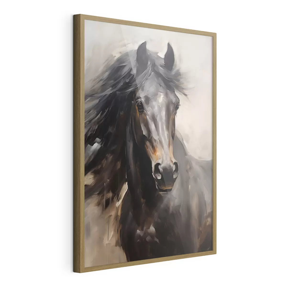 Poster Schwarzes Pferd f44662