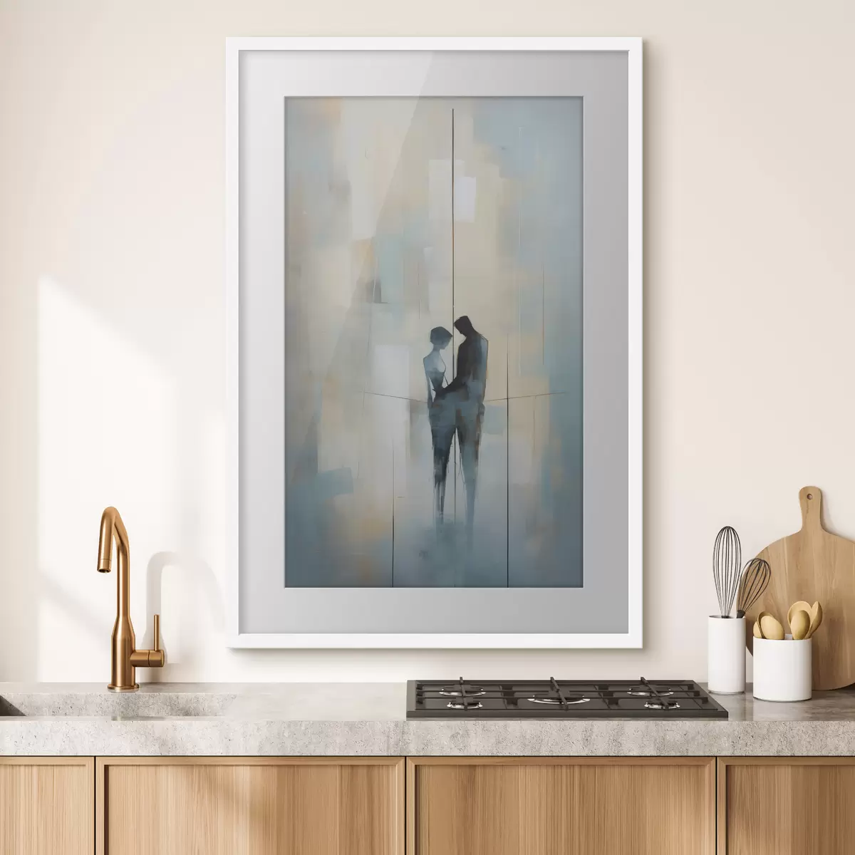 Poster Ehepaar im Weltraum f44670