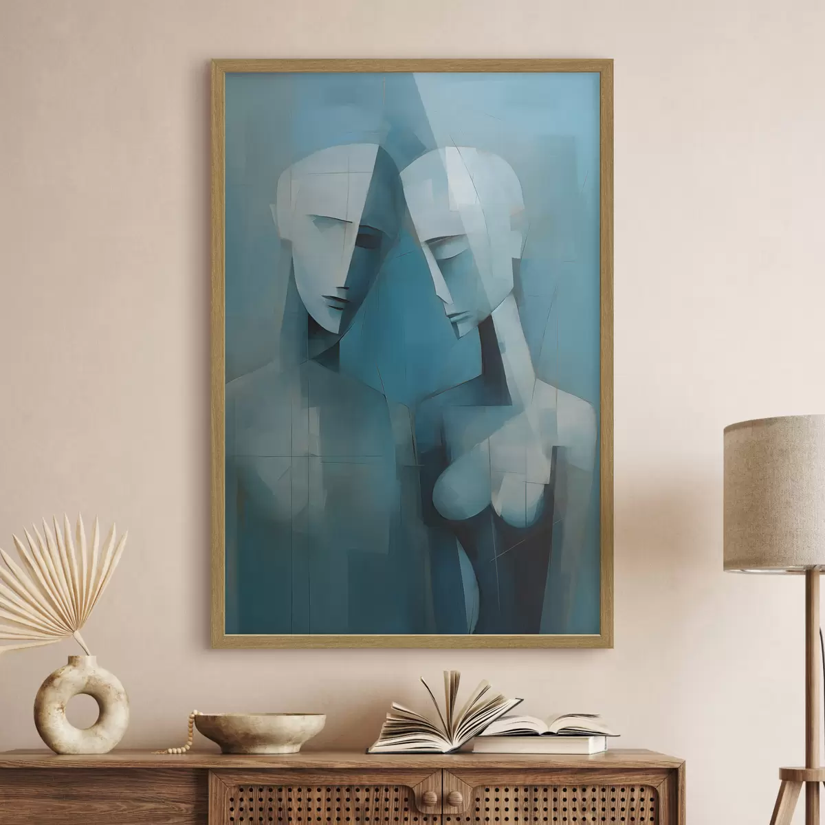 Poster Ehepaar in Geometrie f44672