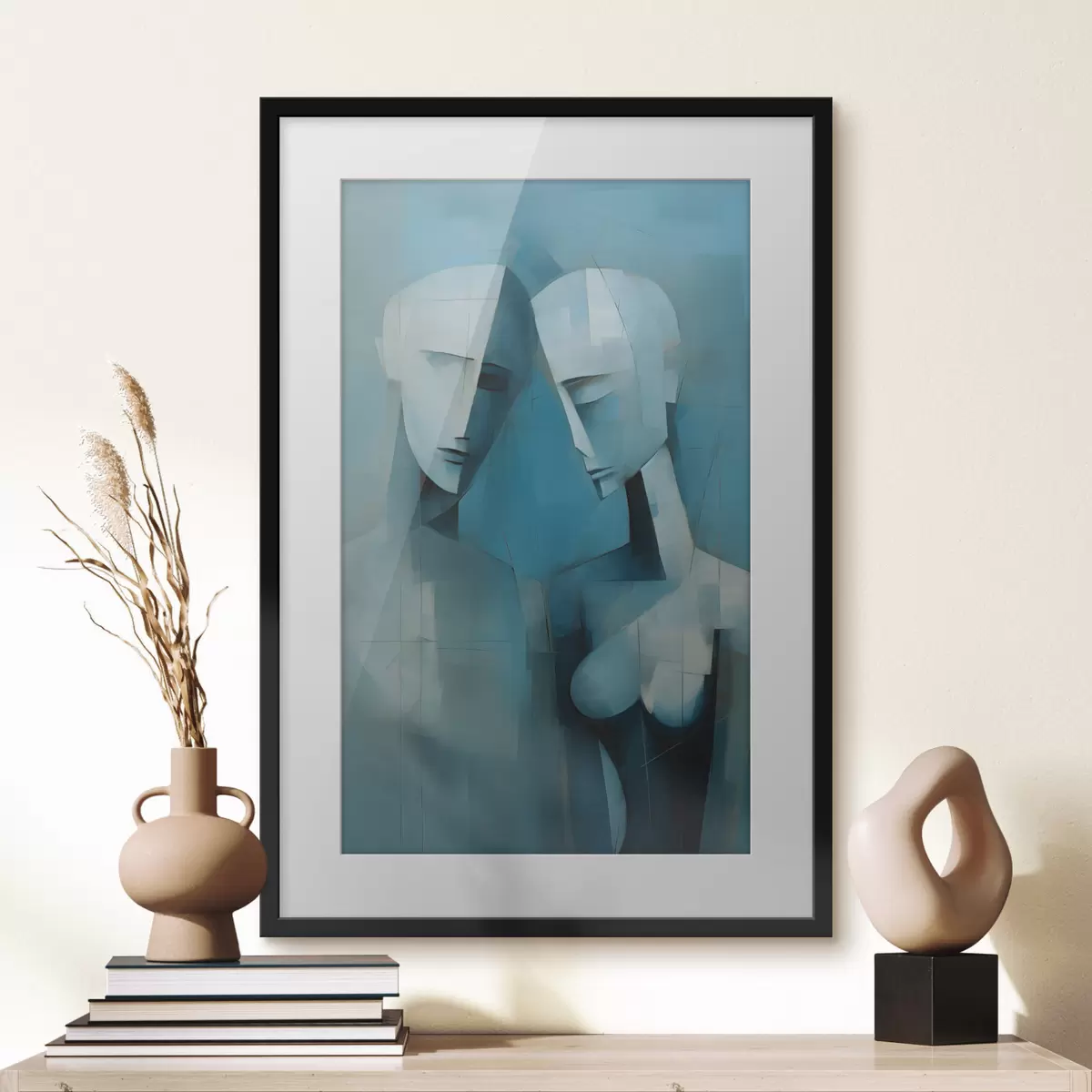 Poster Ehepaar in Geometrie f44672