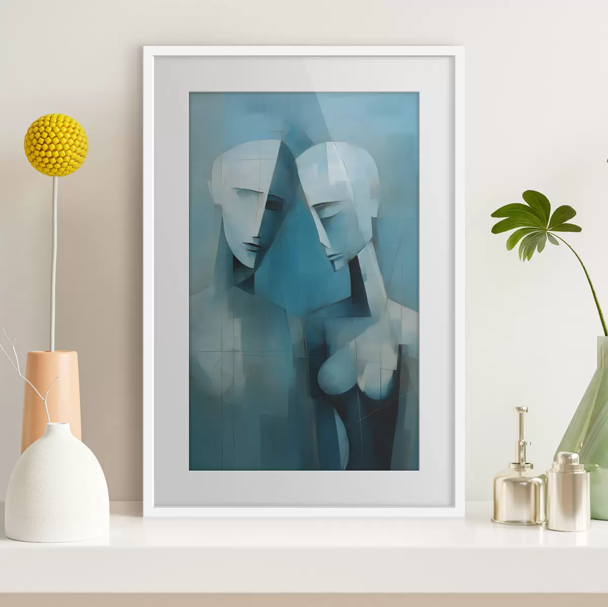 Poster Ehepaar in Geometrie f44672