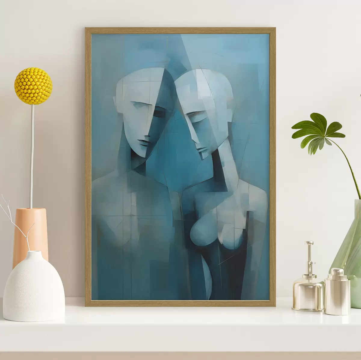 Poster Ehepaar in Geometrie f44672