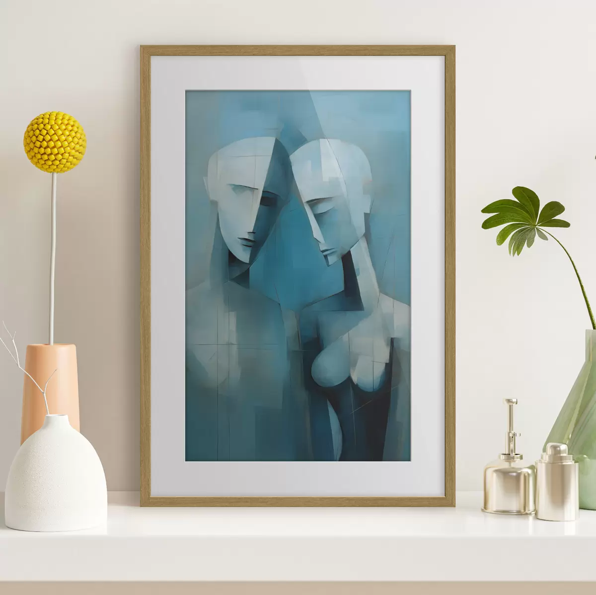 Poster Ehepaar in Geometrie f44672