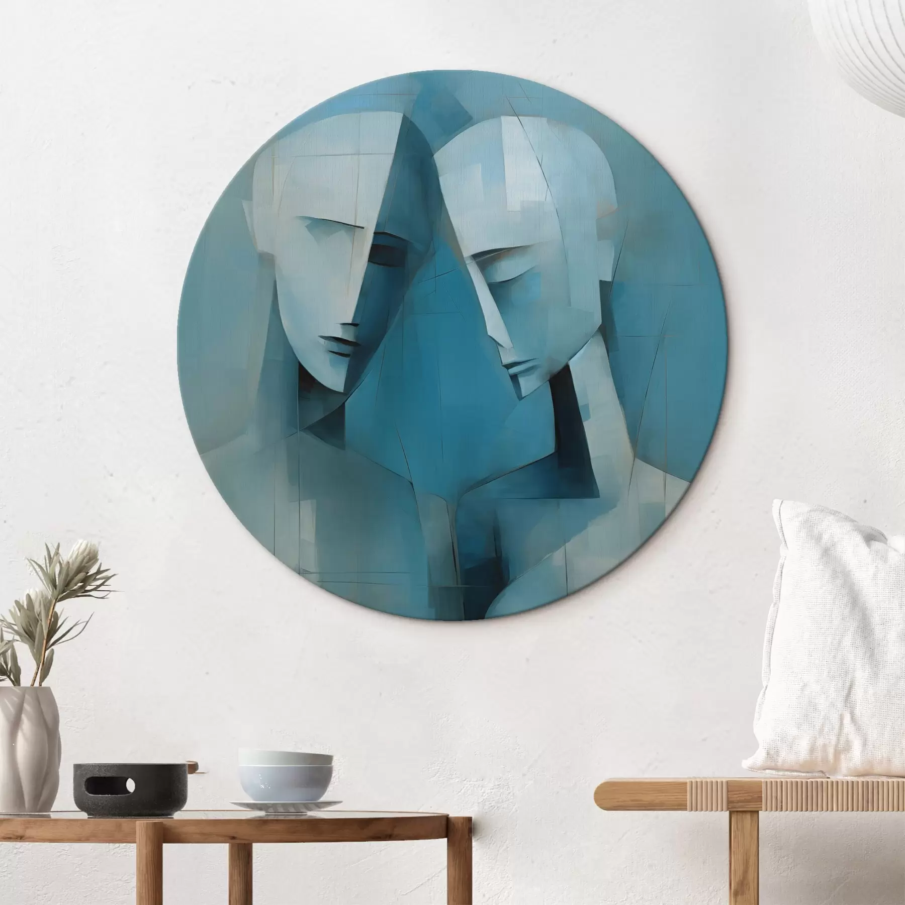 Fototapete Ehepaar in Geometrie r44672