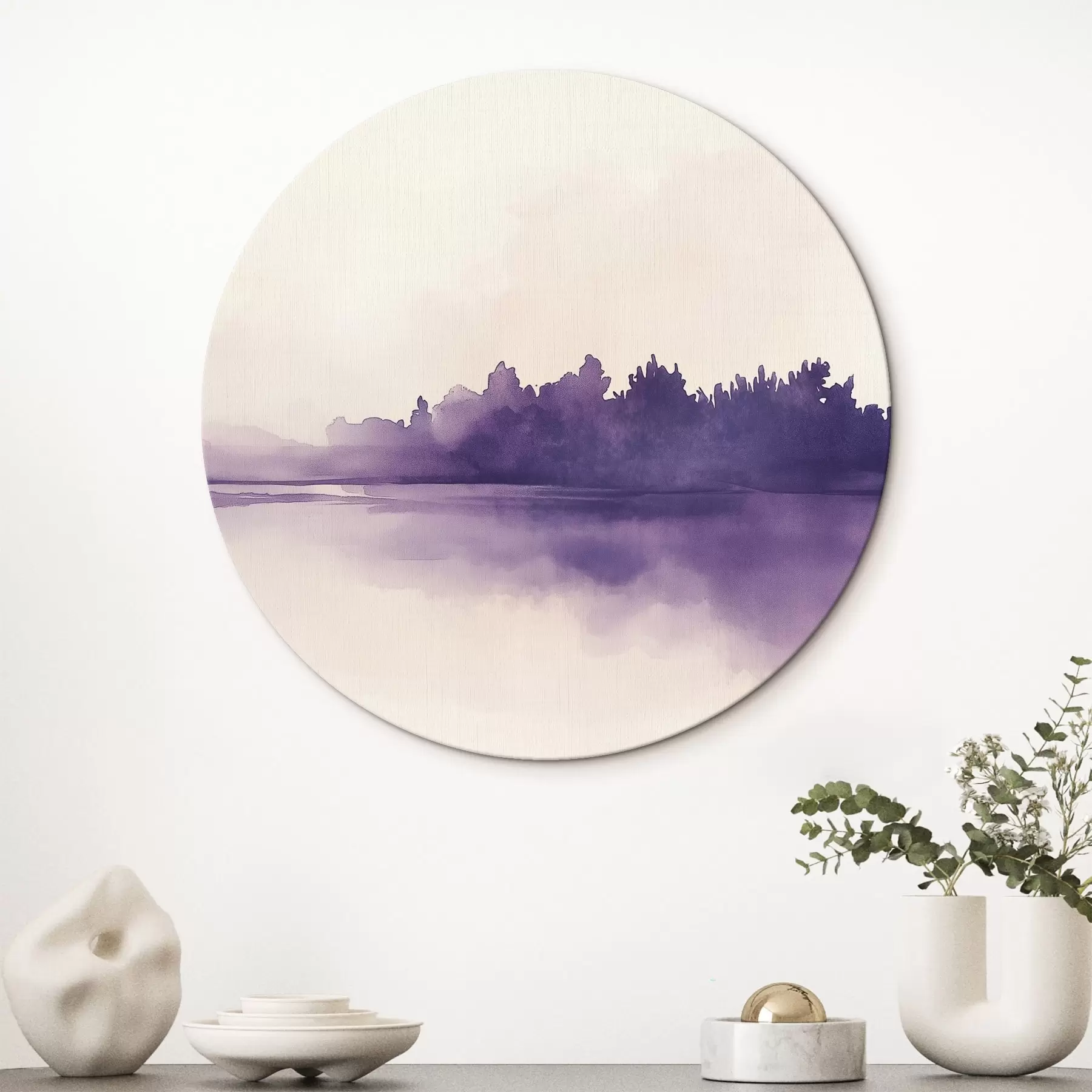 Fototapete Aquarellfarbe Abstraktion mit lila Farbe r44504