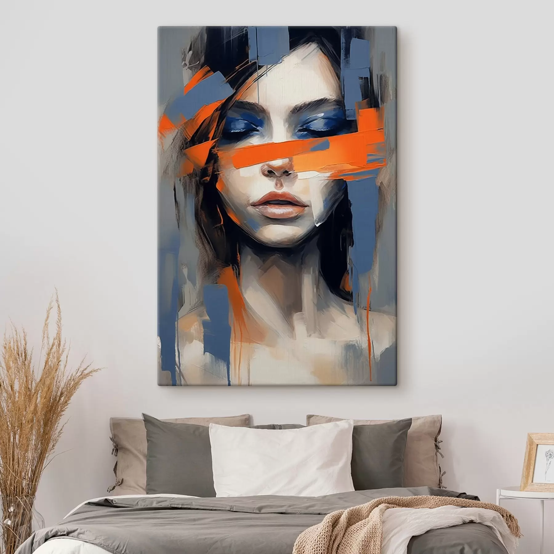 Fototapete Weibliches Gesicht s44686