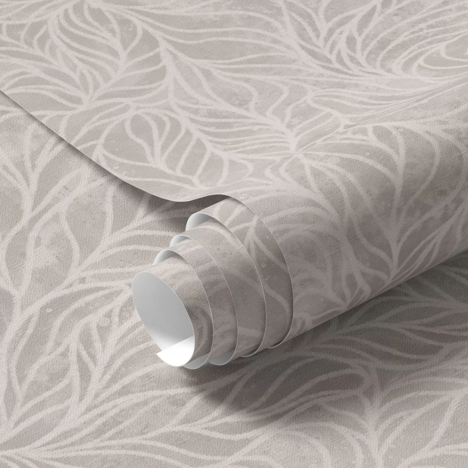 Fototapete Beigefarbene abstrakte Textur mit glatten Linien von Blättern a00179