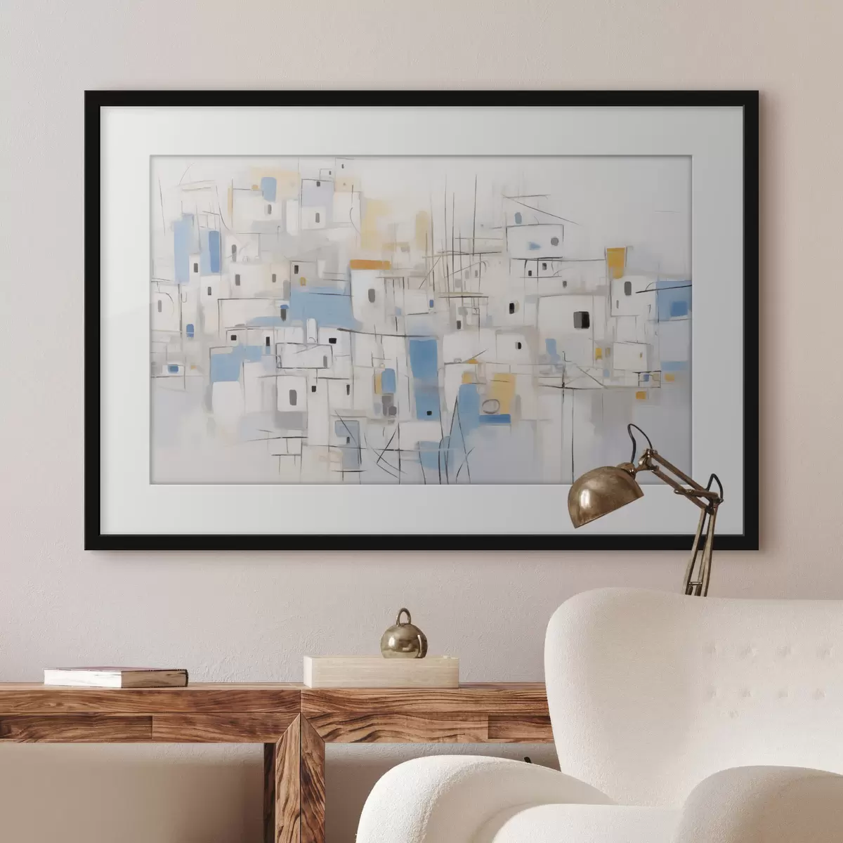 Poster Stadt und Versprechen f44699