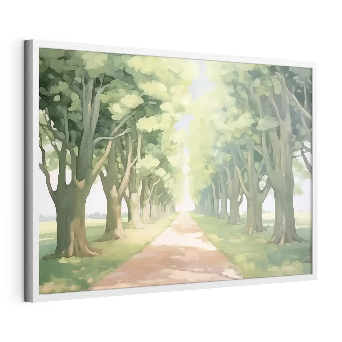 Poster Baumallee entlang des Weges f44727