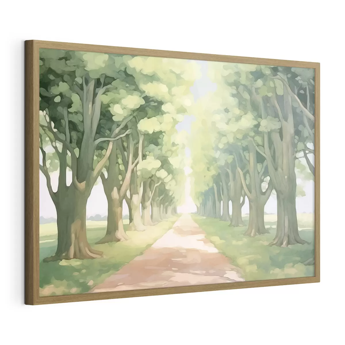 Poster Baumallee entlang des Weges f44727