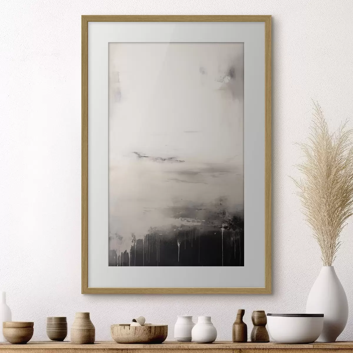 Poster Helle Oberfläche mit schattierten Kanten f44742
