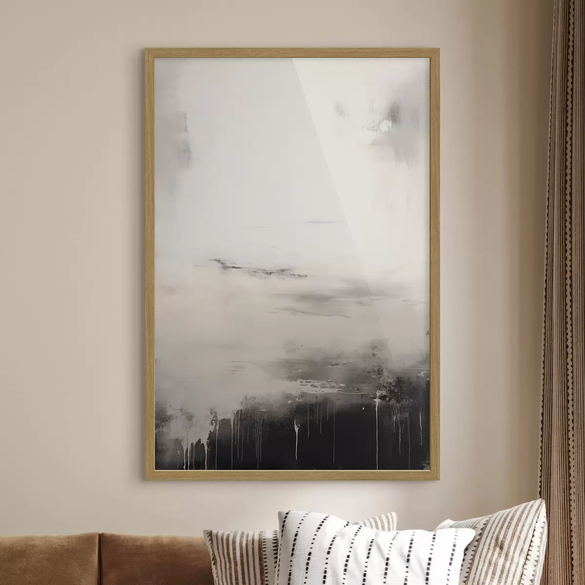 Poster Helle Oberfläche mit schattierten Kanten f44742