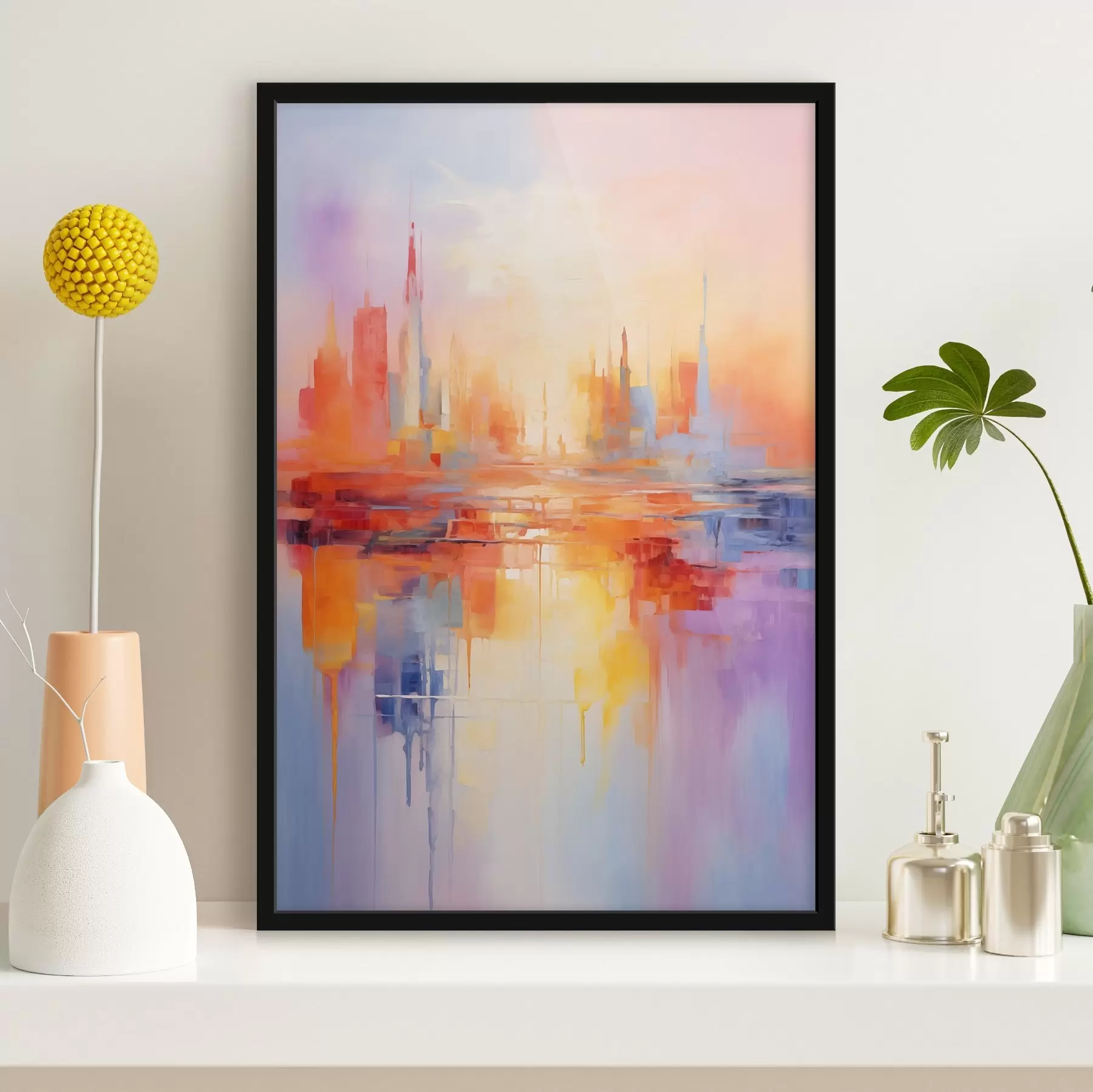 Fototapete Stadt in verschiedenen Farben f44744