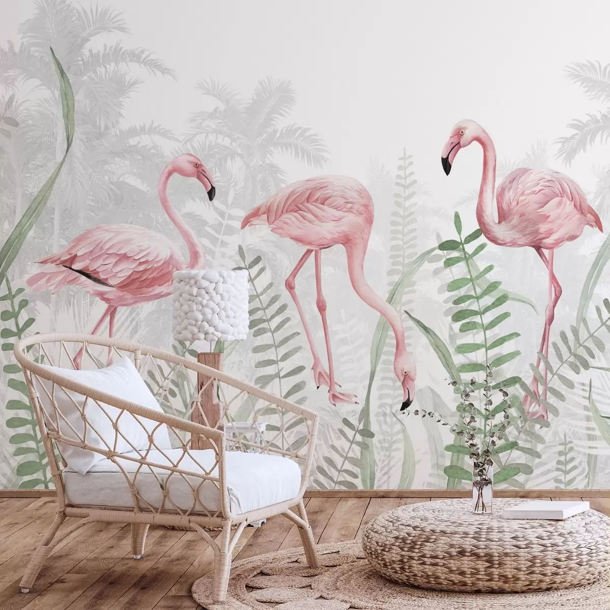Fototapete Flamingo w04122v1