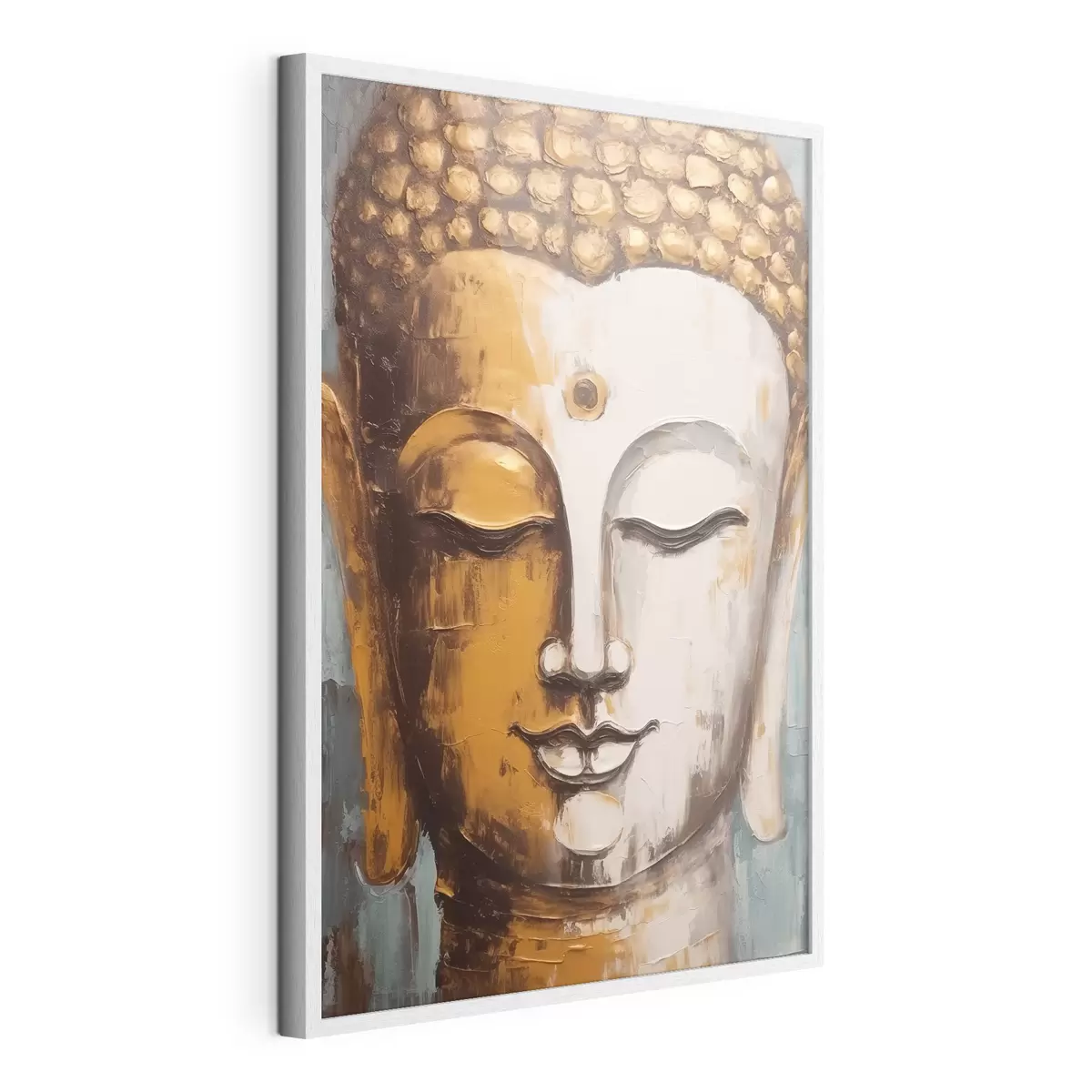 Poster Buddhas Gesicht f44807