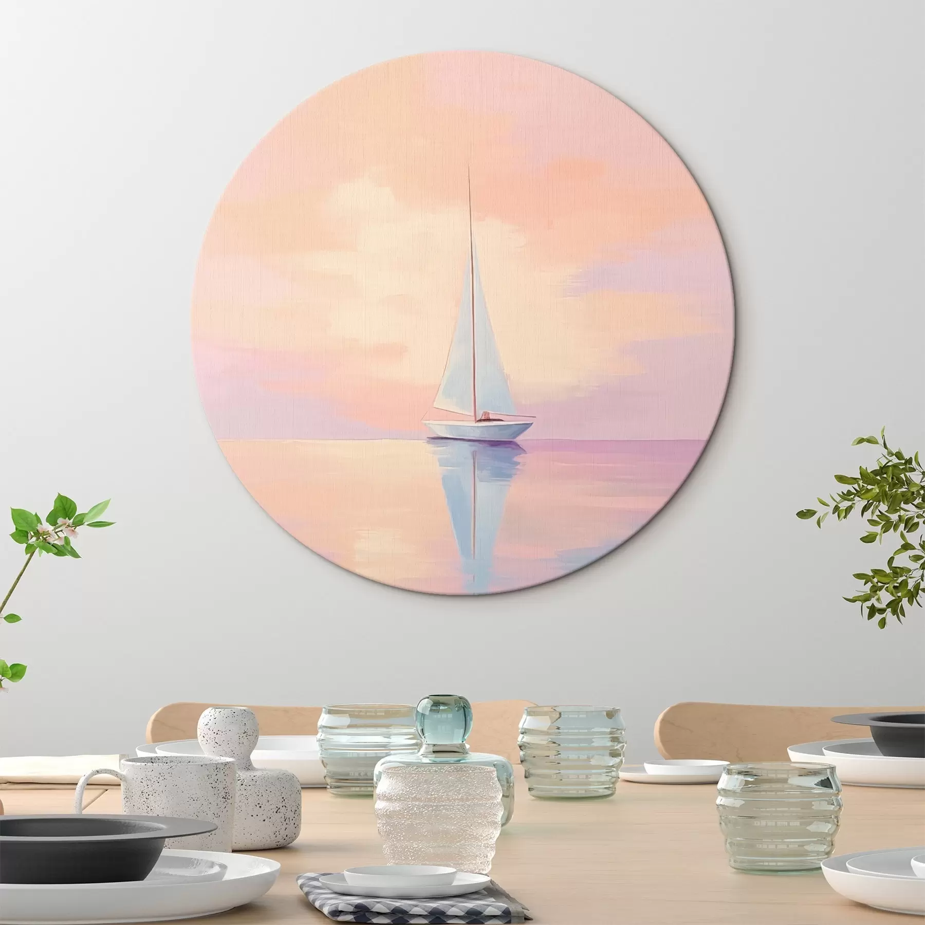 Fototapete Yacht auf dem Meer r44798
