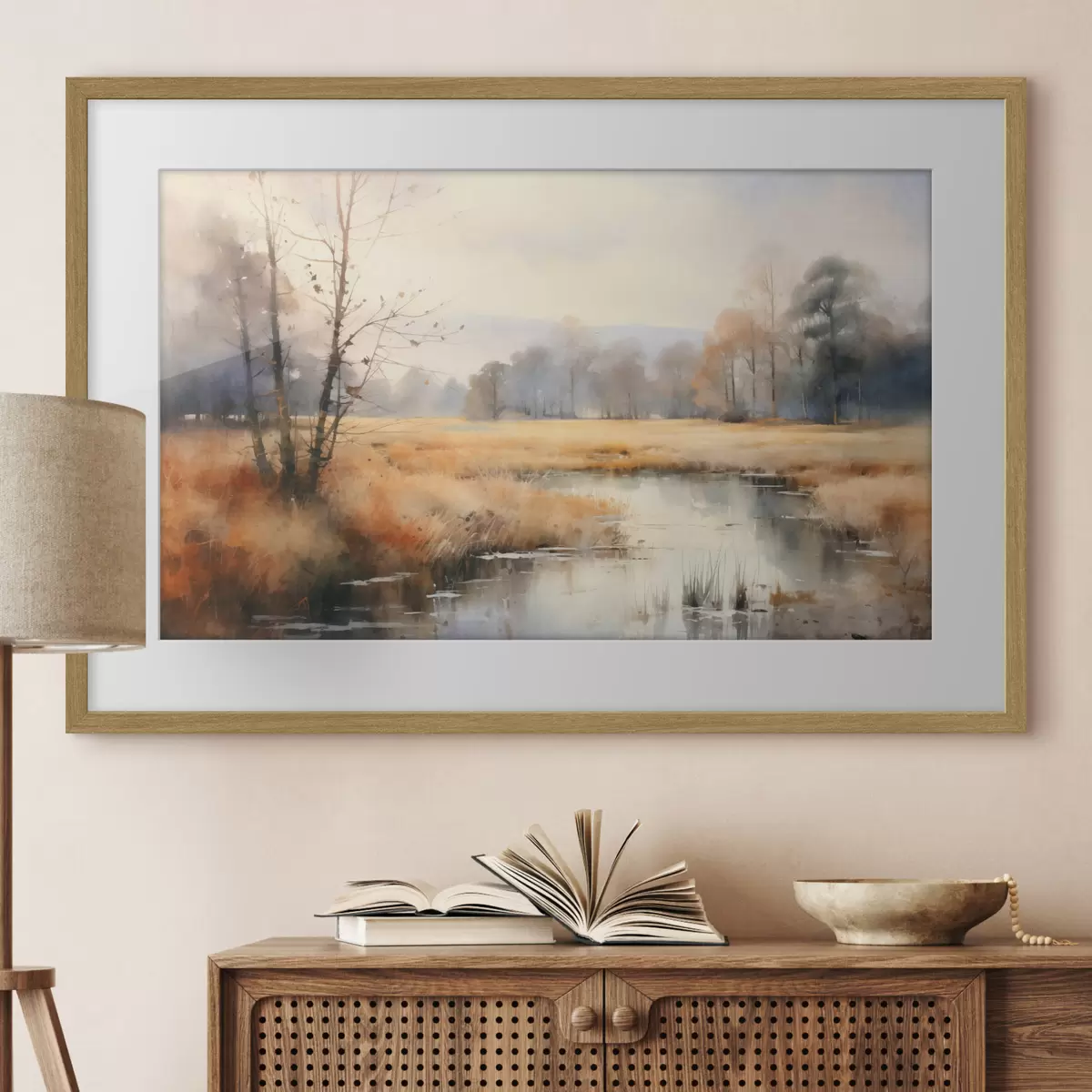 Poster Gräser und Leichtigkeit f44867