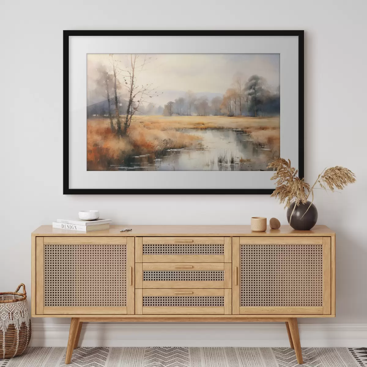Poster Gräser und Leichtigkeit f44867