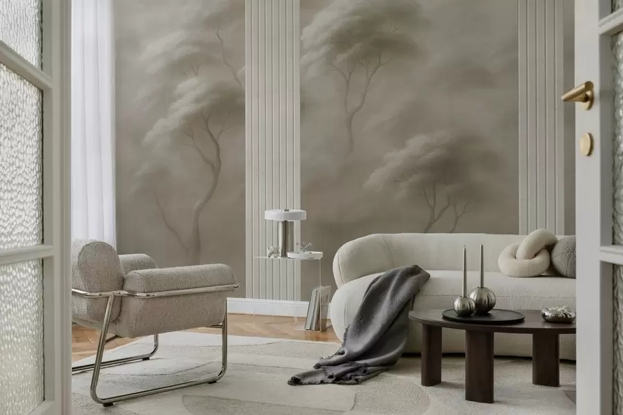 Fototapete Wald trifft auf Tafelkunst w04187v1