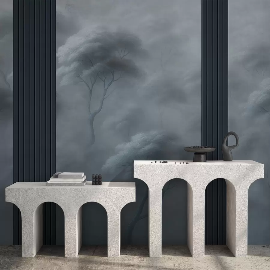 Fototapete Wald trifft auf Tafelkunst w04187v2