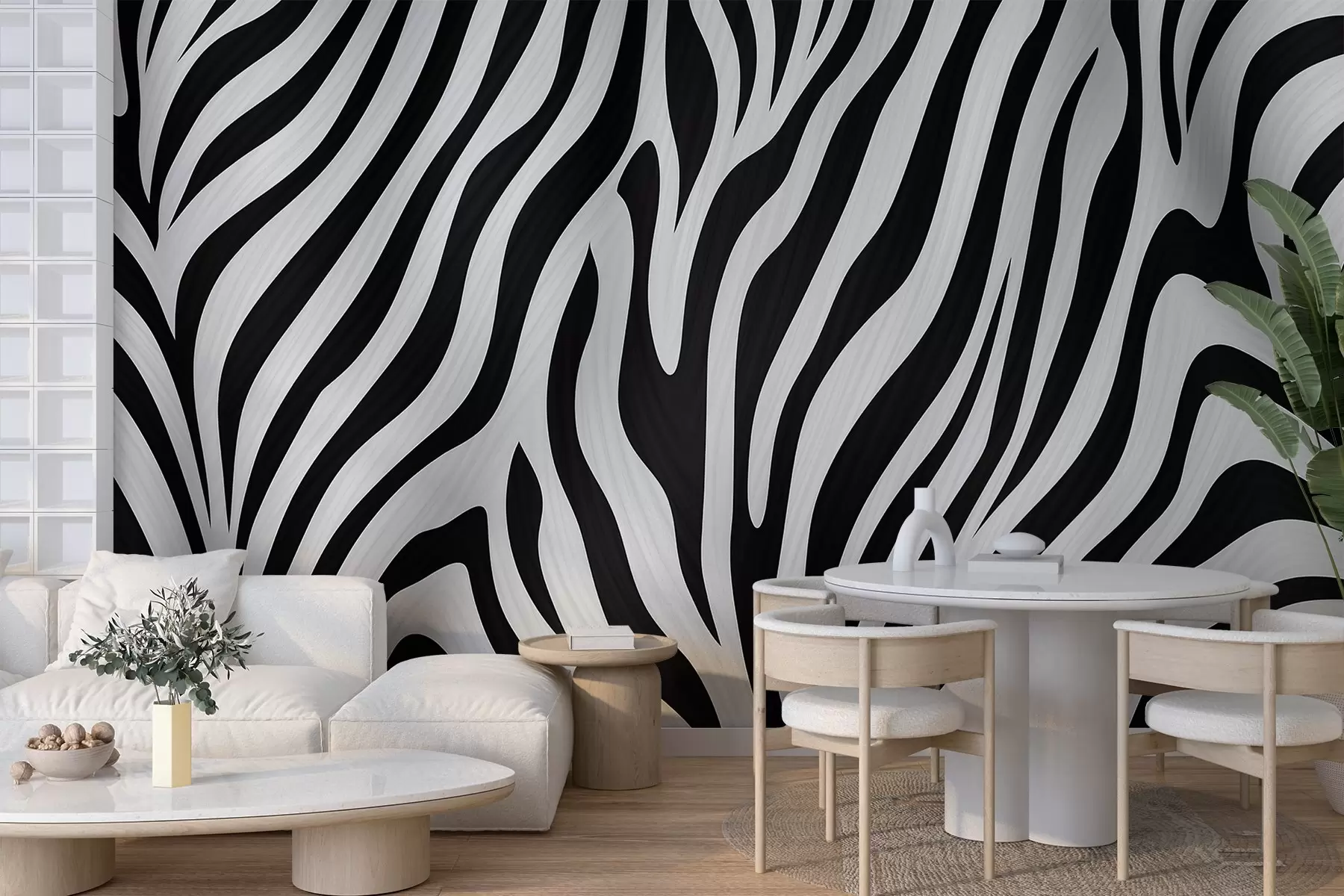 Fototapete Zebra-Muster w04214