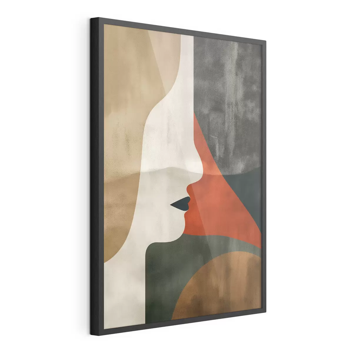 Poster Gesicht und Abstraktion f44969