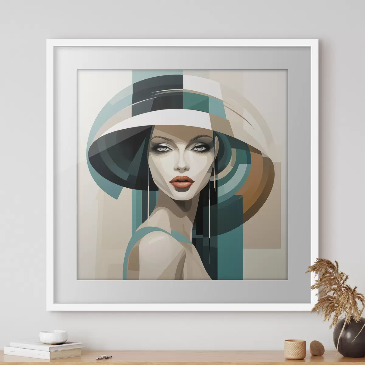 Poster Frau und Poesie f44972