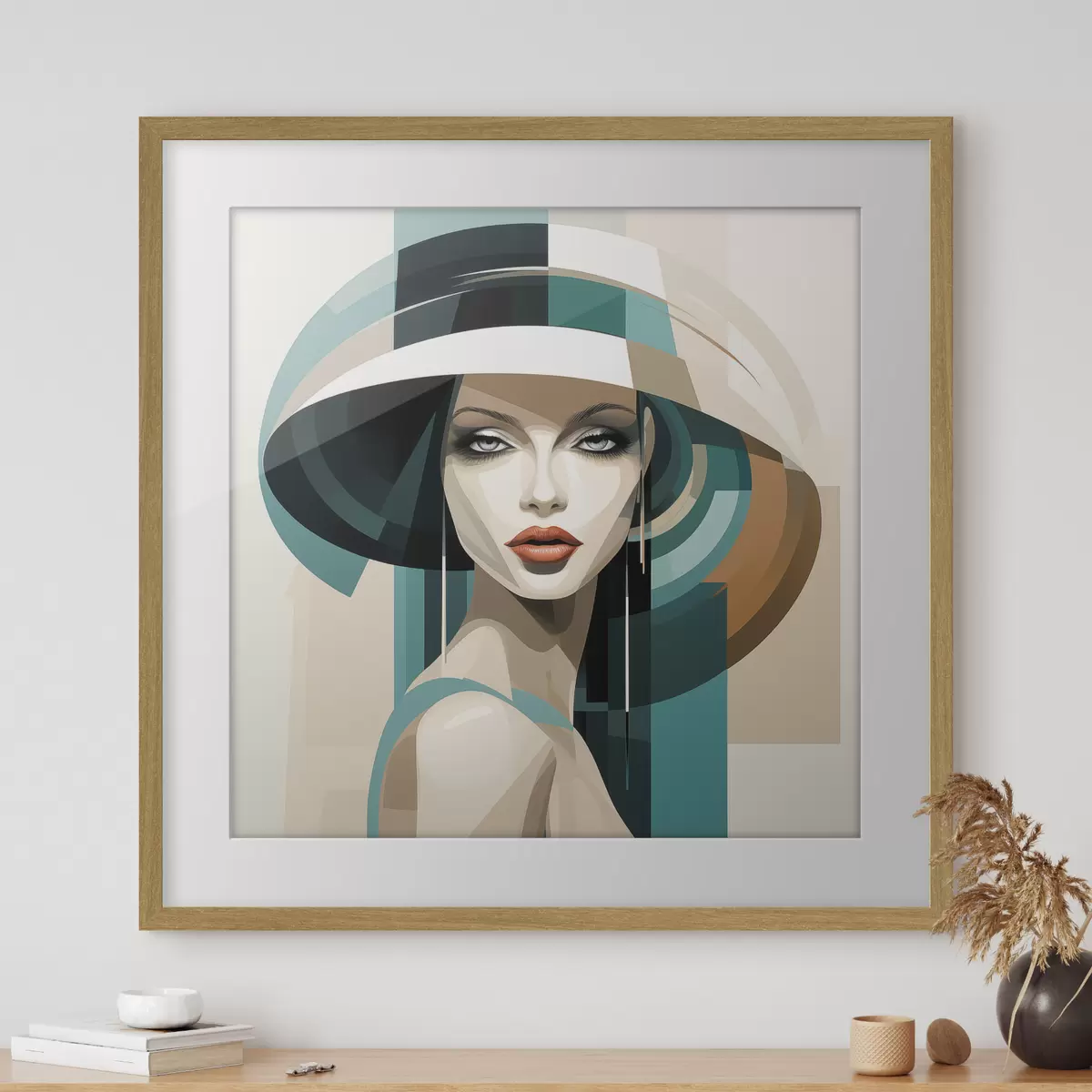 Poster Frau und Poesie f44972