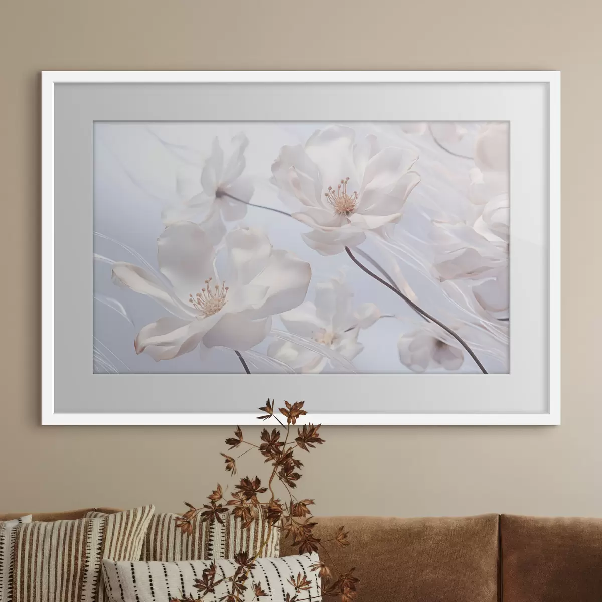 Poster Blüten und Hingabe f44931