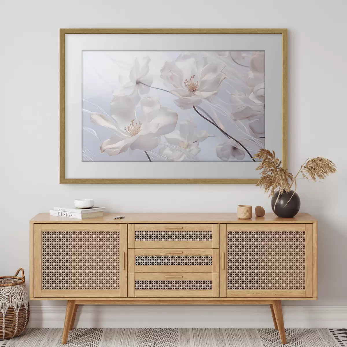 Poster Blüten und Hingabe f44931
