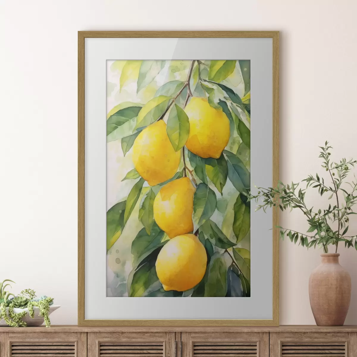 Poster Zitronenzweig f45001