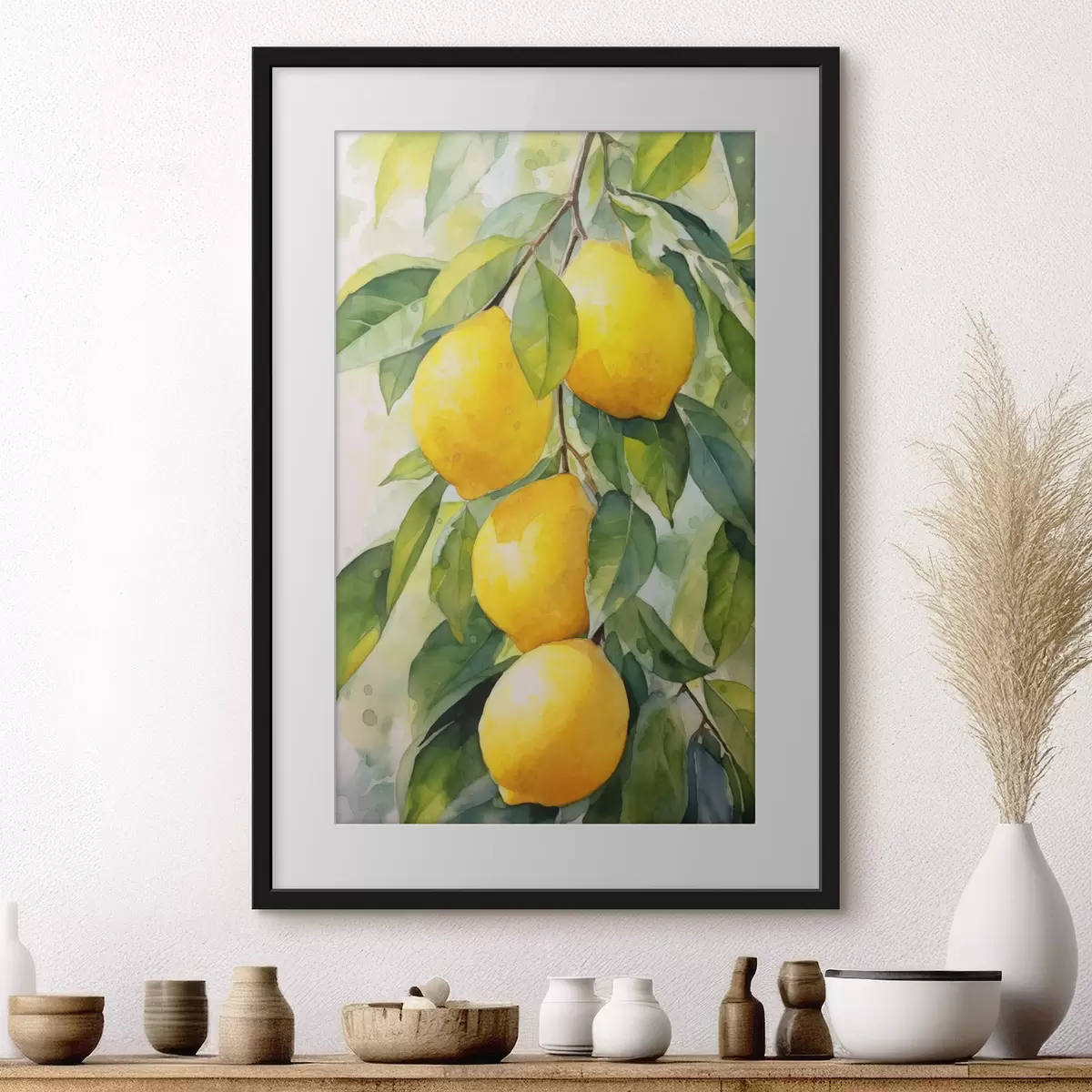 Poster Zitronenzweig f45001