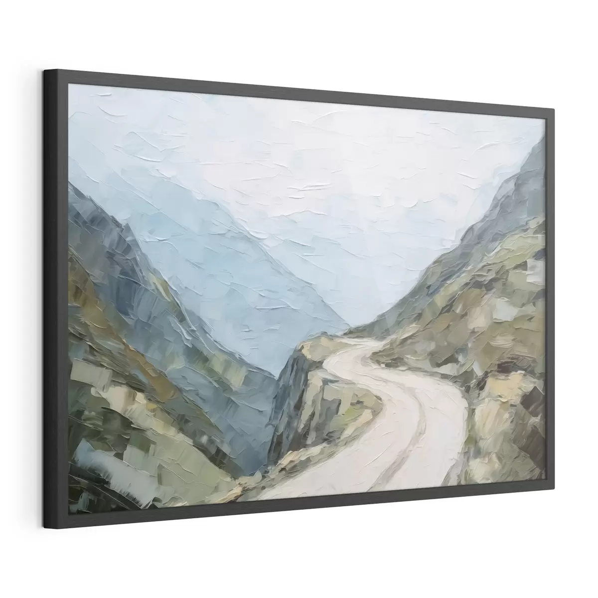 Poster Straße zwischen den Bergen f45018