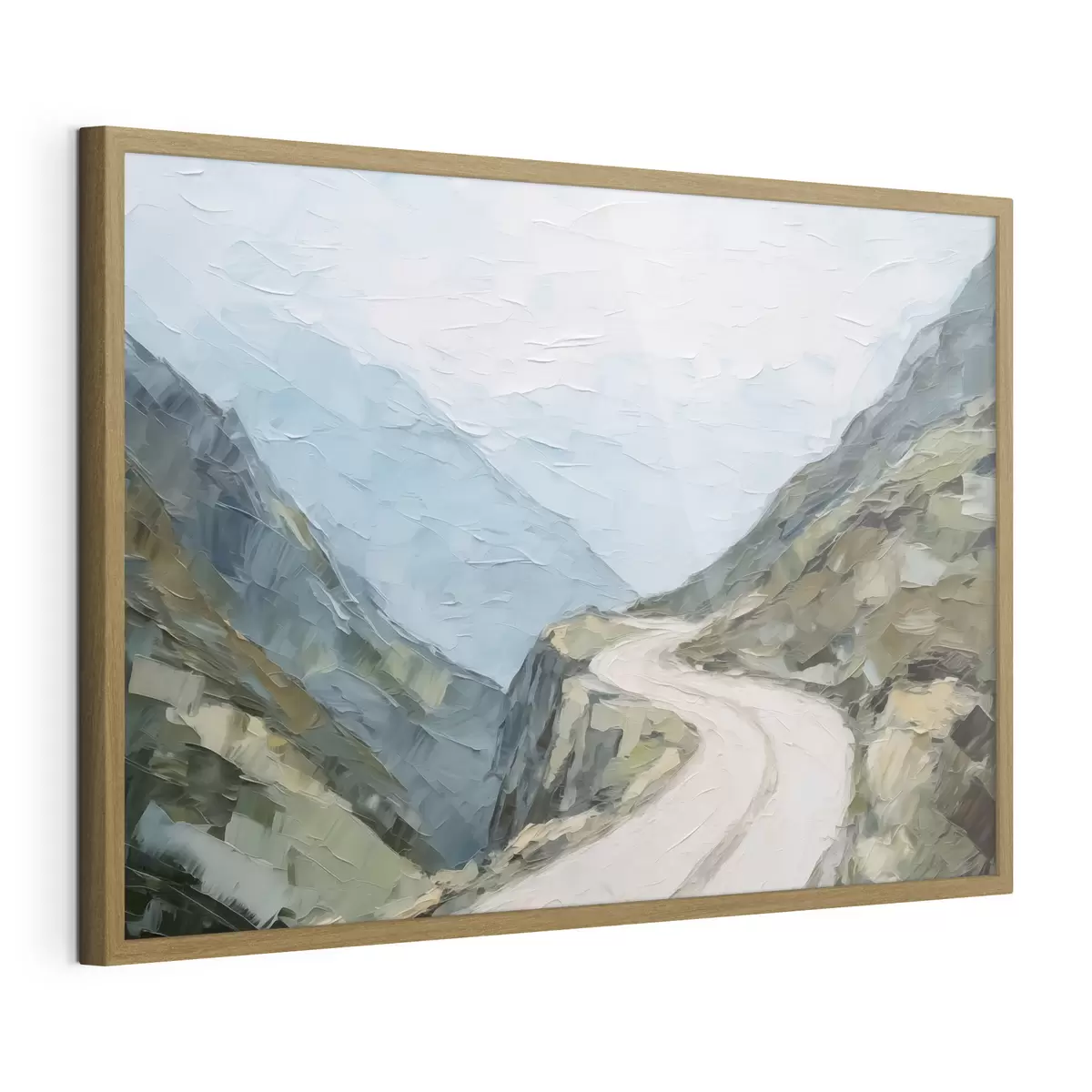 Poster Straße zwischen den Bergen f45018