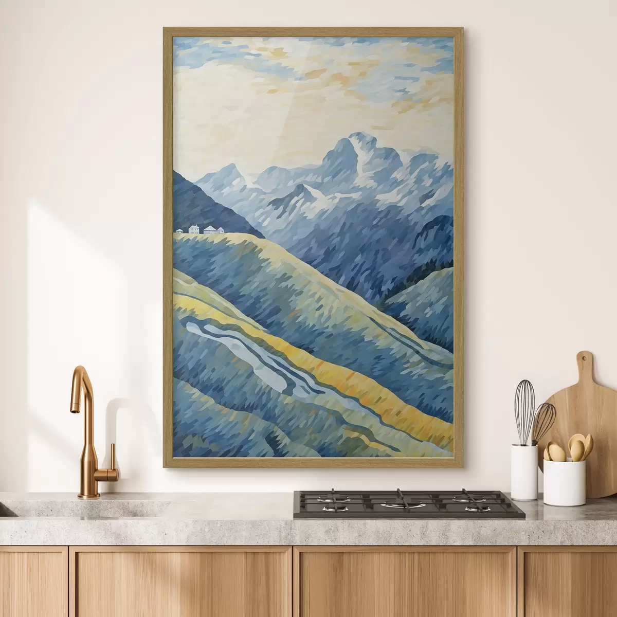 Poster Berglandschaft f45027