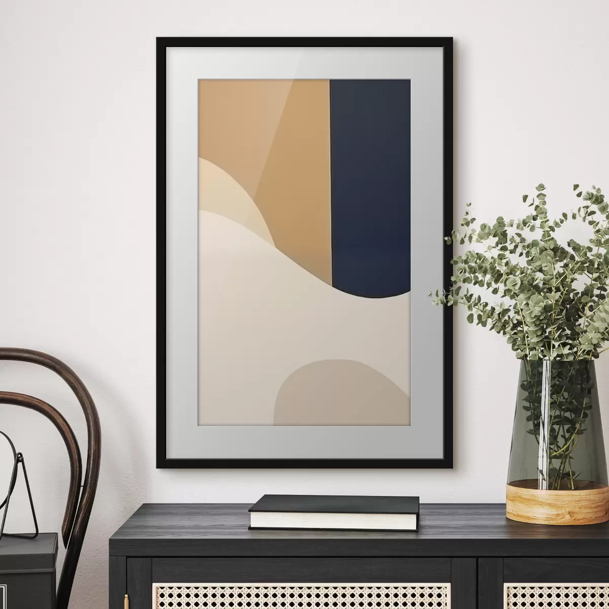 Poster Abstrakte Wellen f45073