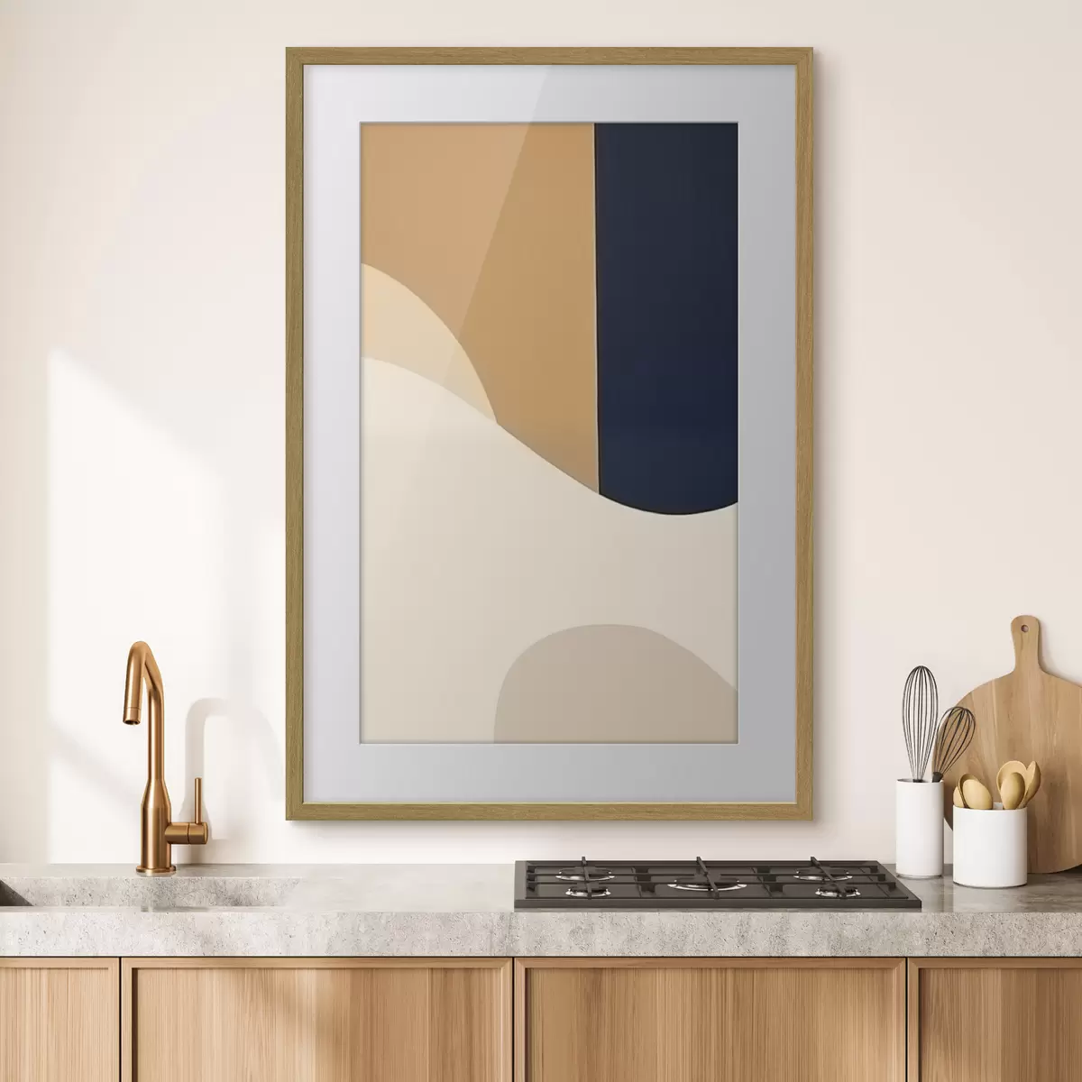 Poster Abstrakte Wellen f45073