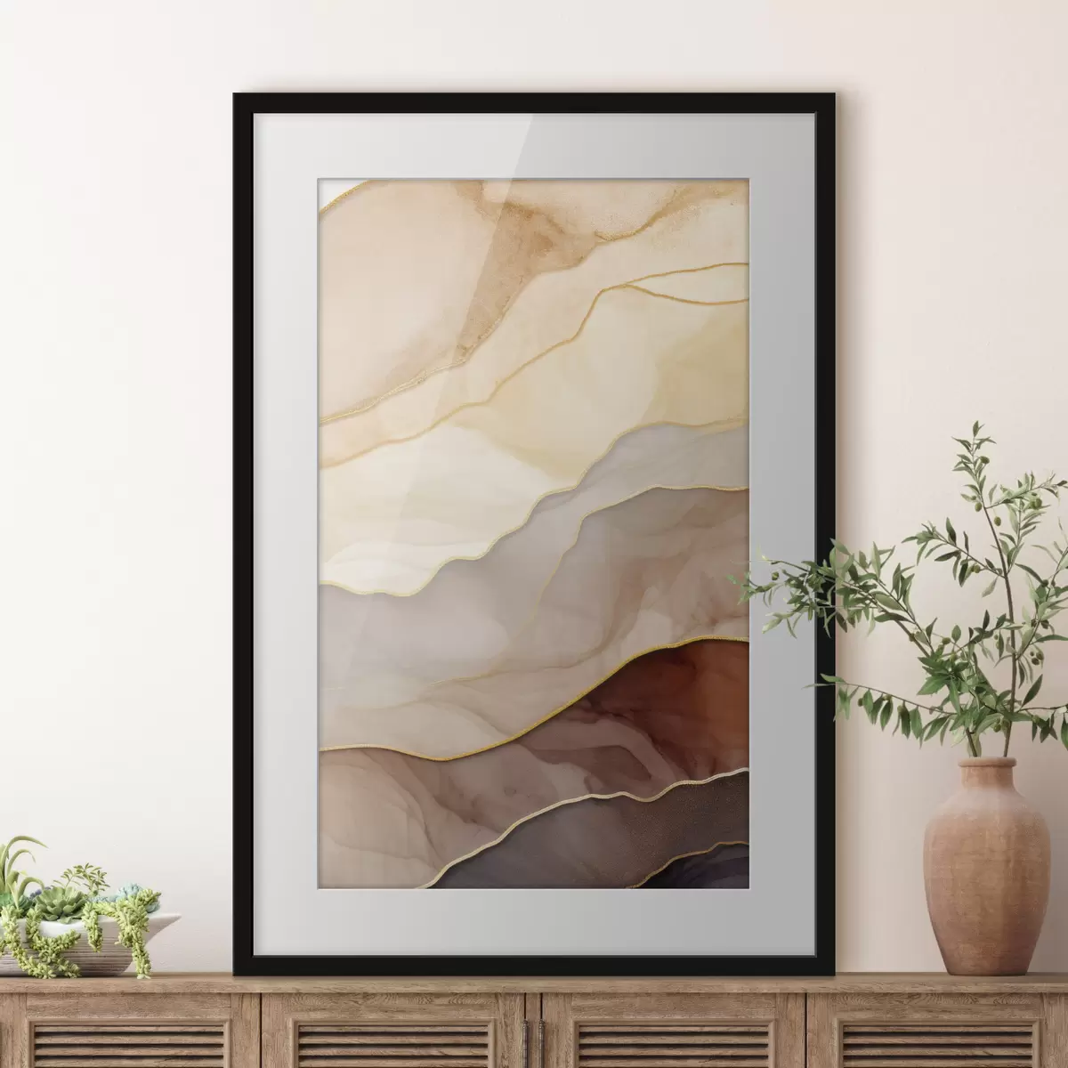 Poster Wellen und Echo f45089