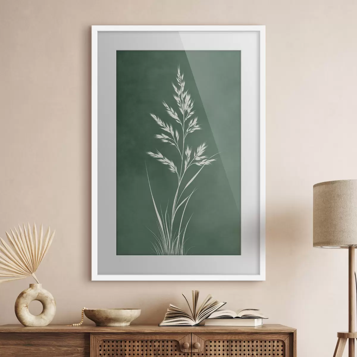 Poster Gräser und Begegnung f45093