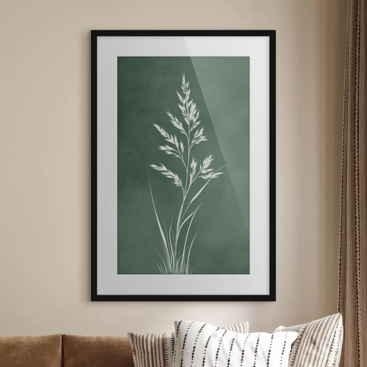 Poster Gräser und Begegnung f45093