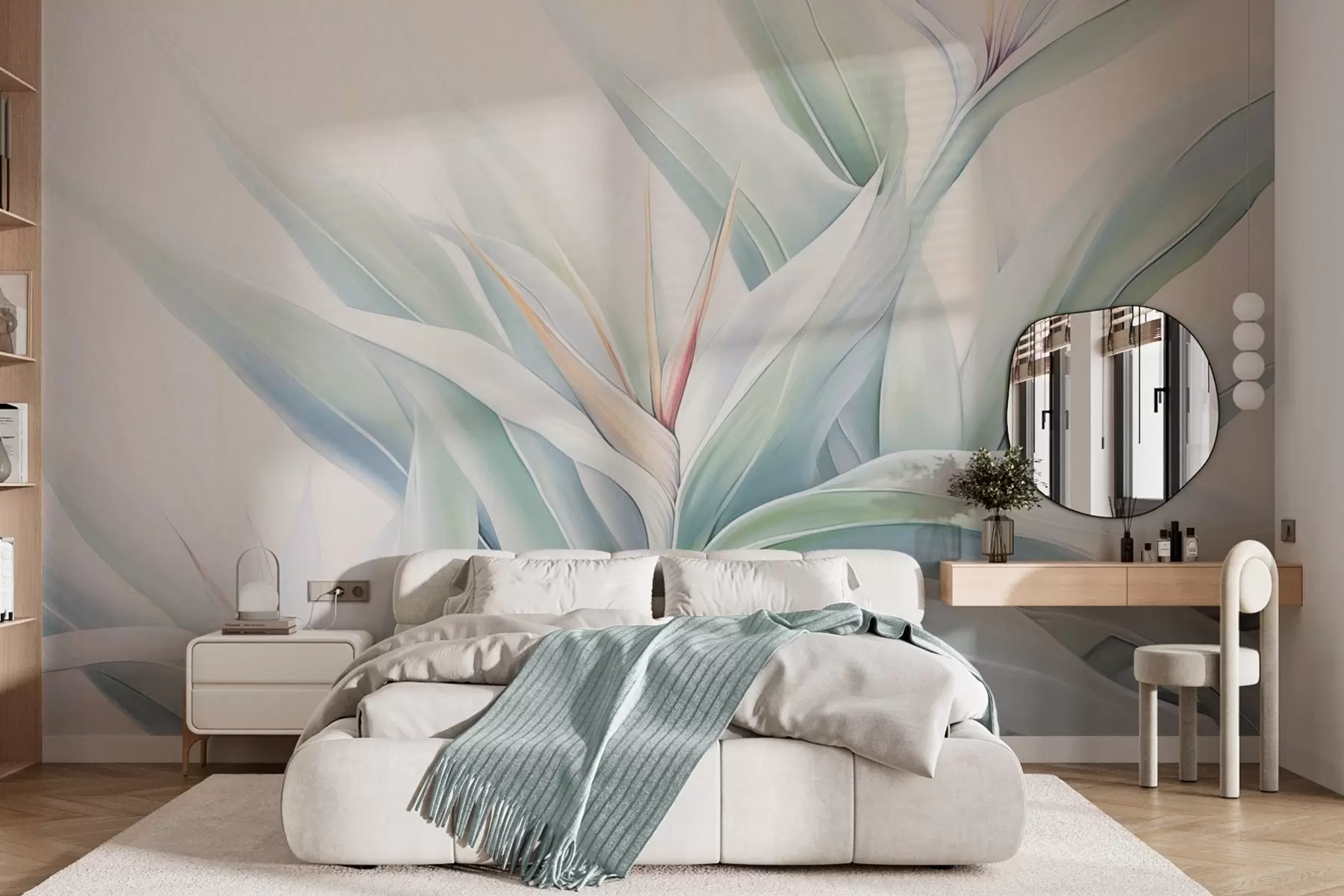 Fototapete Strelitzia-Laub w04264