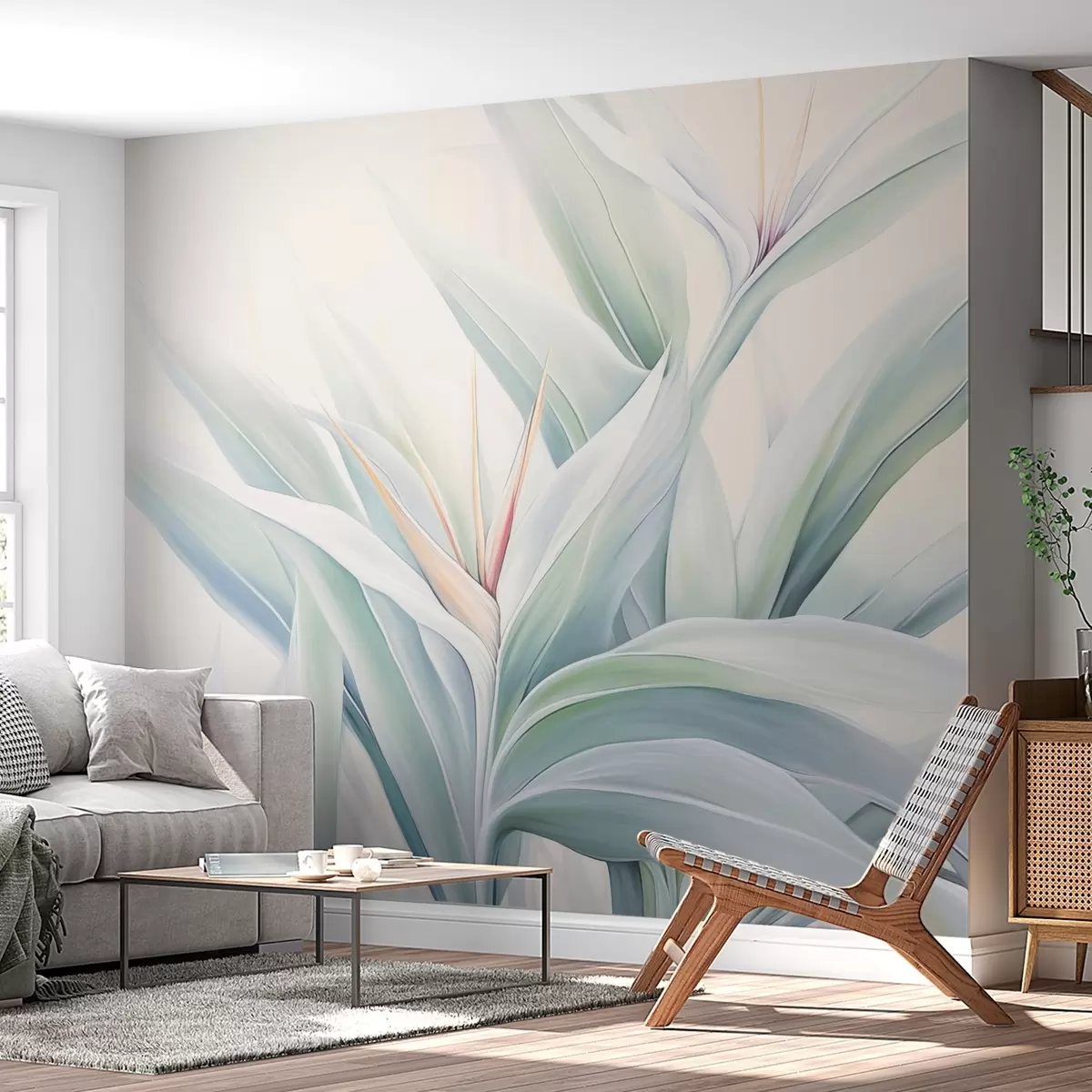 Fototapete Strelitzia-Laub w04264