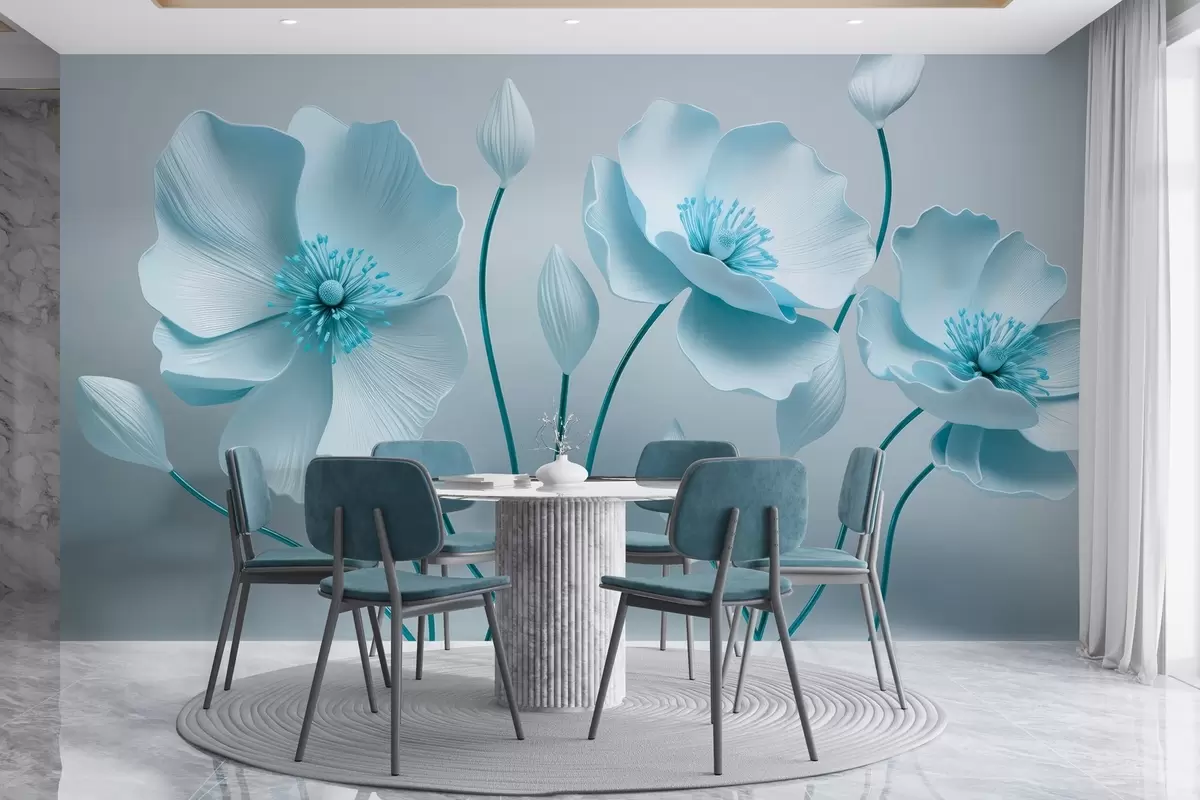 Fototapete Anmutige Blumen w04248v1