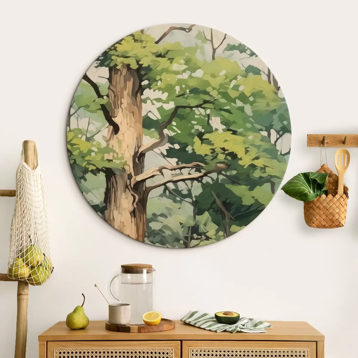 Runde Wandbilder Baum r45117