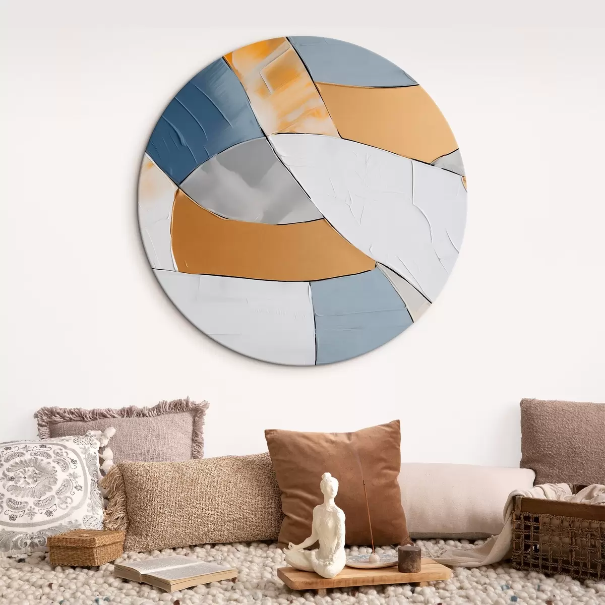 Runde Wandbilder Moderne geometrische Abstraktion r45118